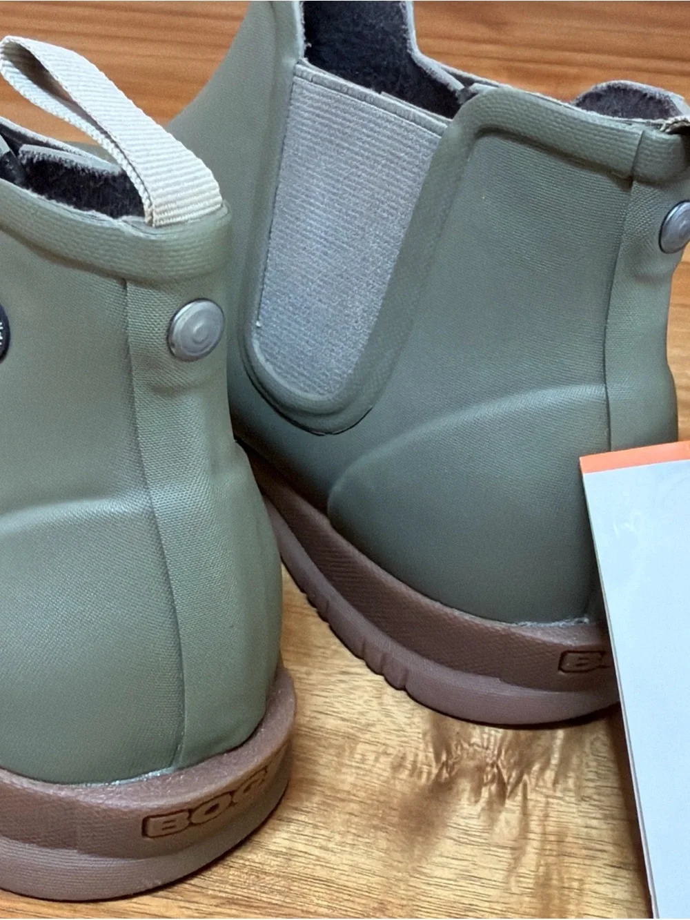 Bogs Sweetpea Chelsea Rain Boots - Women's Dark Green Size 9